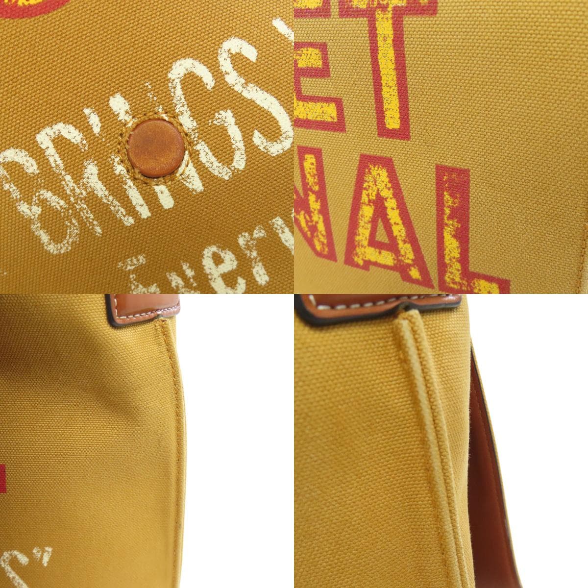 Loewe messenger bag shoulder bag canvas/calf for women [used] [LOEWE] 7