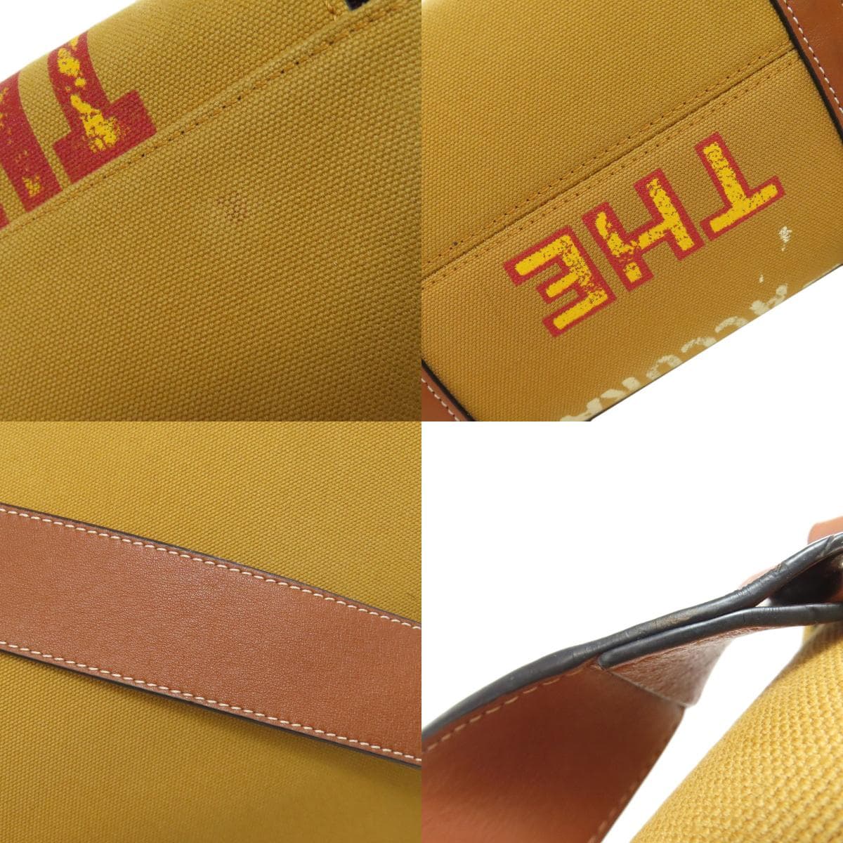 Loewe messenger bag shoulder bag canvas/calf for women [used] [LOEWE] 9