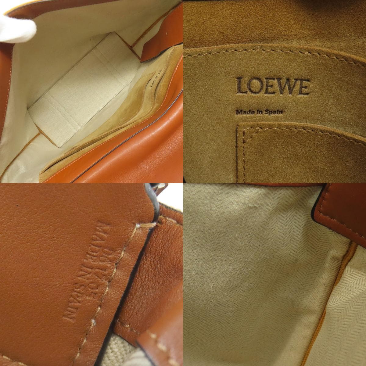 Loewe messenger bag shoulder bag canvas/calf for women [used] [LOEWE] 5