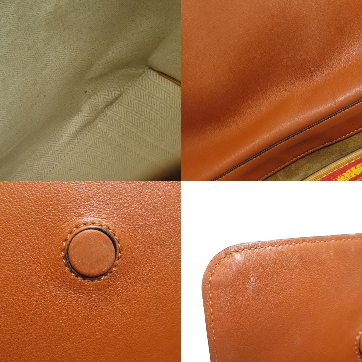 Loewe messenger bag shoulder bag canvas/calf for women [used] [LOEWE] 6