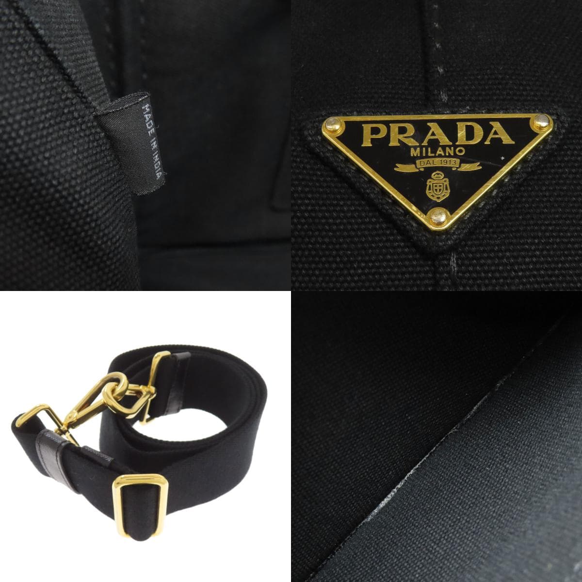 Prada Canapa 2WAY Handbag Canvas Ladies [Used] [PRADA] 5