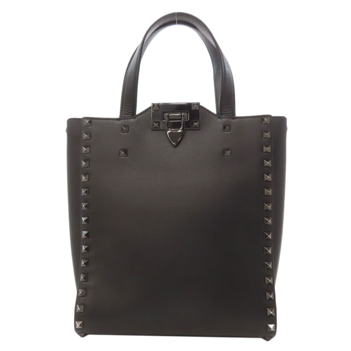 Valentino Studded Handbag Leather Women's [Used] [VALENTINO]