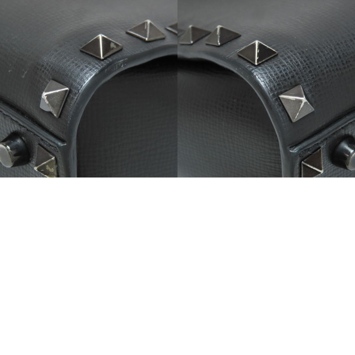 Valentino Studded Handbag Leather Women's [Used] [VALENTINO] 10