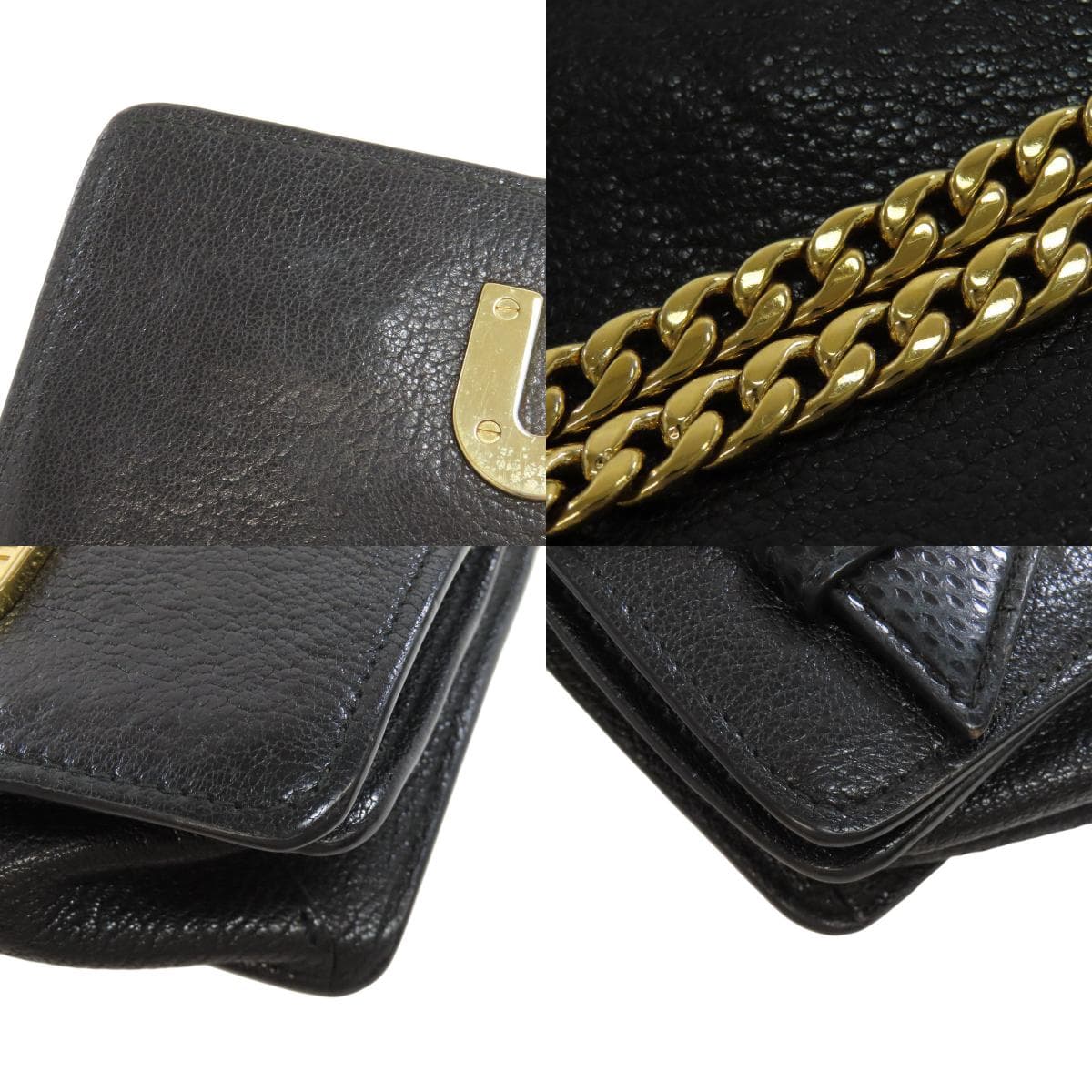 Miu Miu Chain Shoulder Shoulder Bag Calf Women's [Used] [MIUMIU] 9