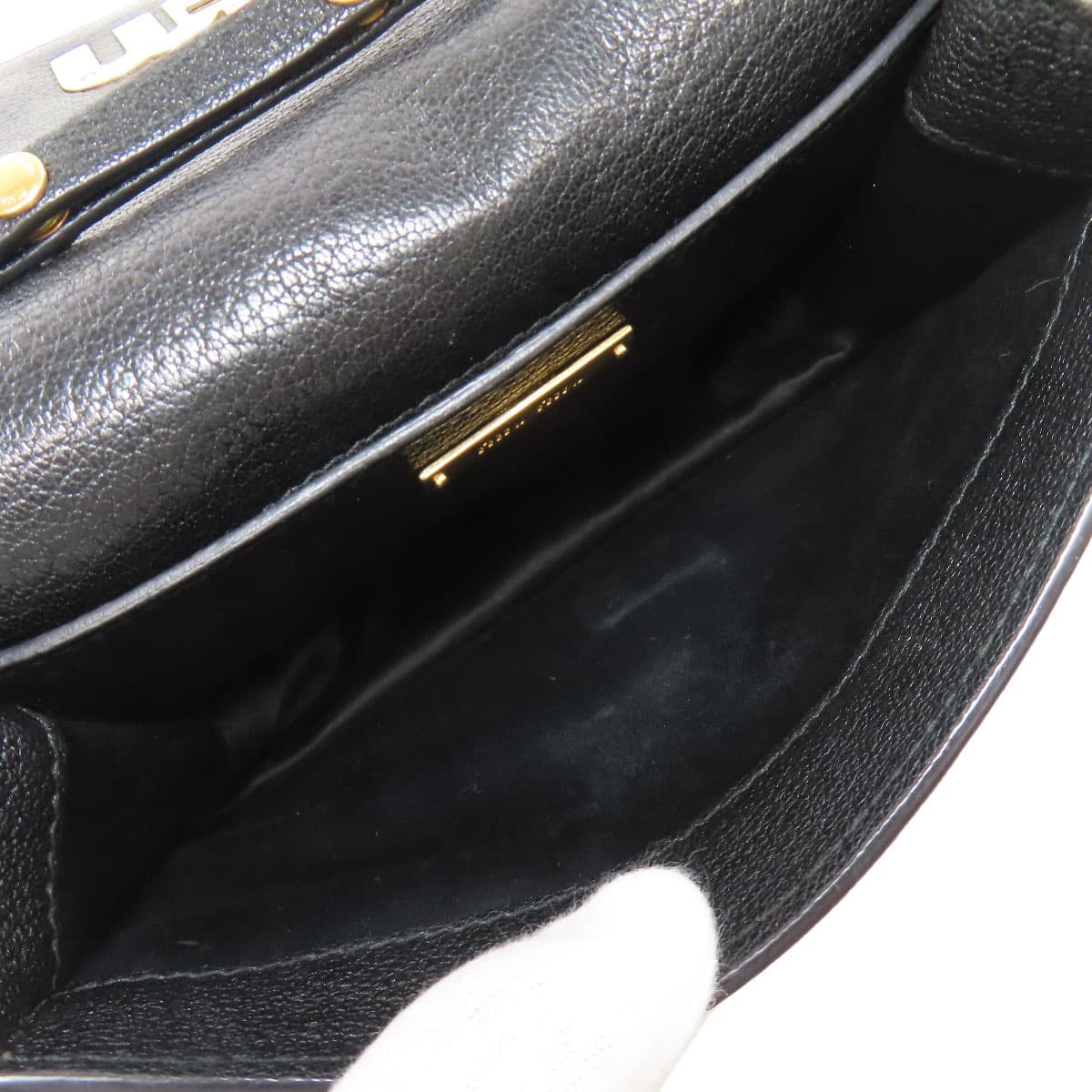 Miu Miu Chain Shoulder Shoulder Bag Calf Women's [Used] [MIUMIU] 5