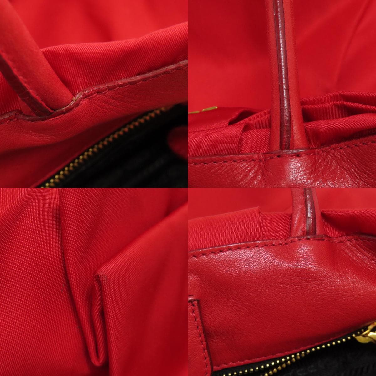 Prada Fiocco Handbag Nylon Material Ladies [Used] [PRADA] 8