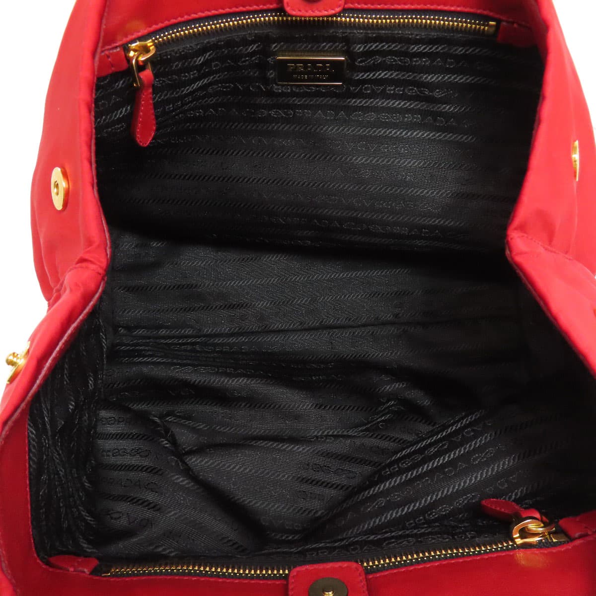 Prada Fiocco Handbag Nylon Material Ladies [Used] [PRADA] 5