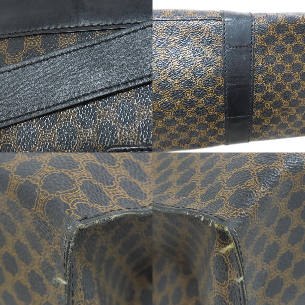 Celine Macadam Pattern Tote Bag PVC Ladies [Used] [CELINE] 9