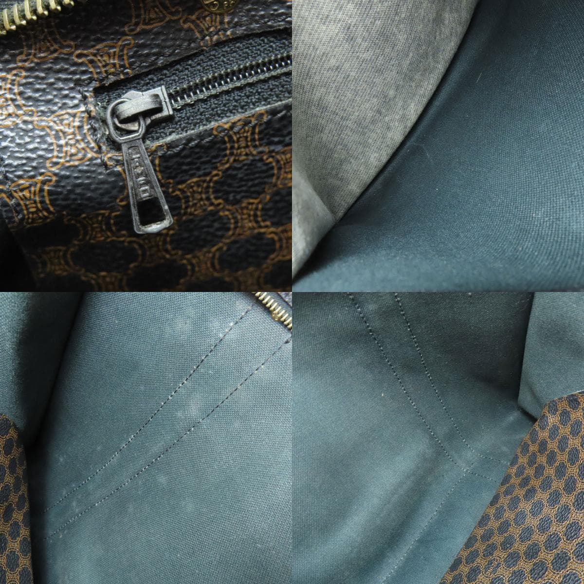 Celine Macadam Pattern Tote Bag PVC Ladies [Used] [CELINE] 5