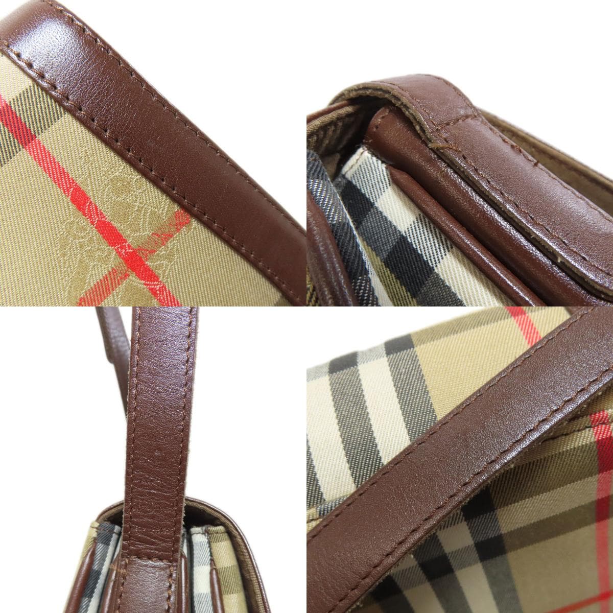 Burberry Nova Check Shoulder Bag Canvas Ladies [Used] [BURBERRY] 8