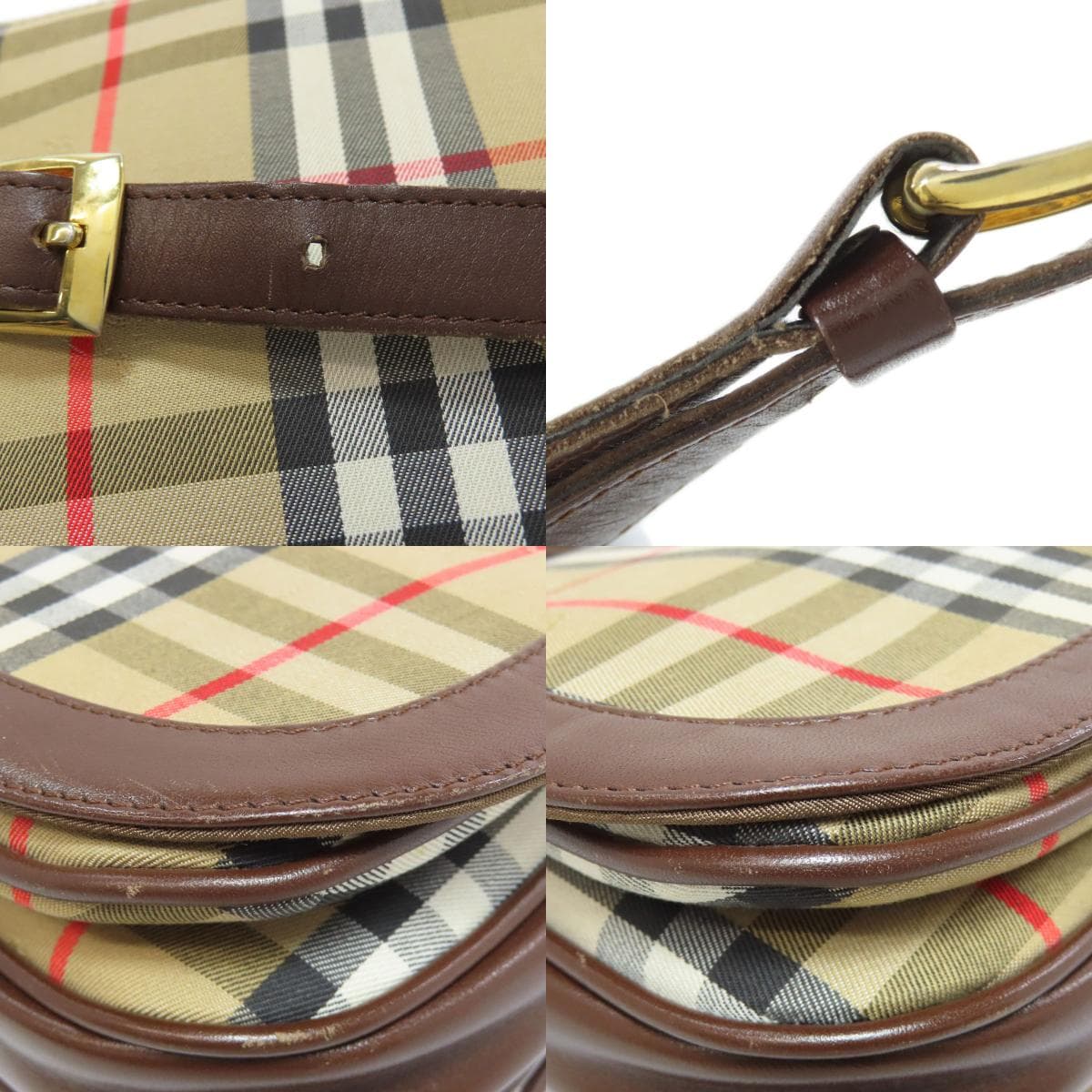 Burberry Nova Check Shoulder Bag Canvas Ladies [Used] [BURBERRY] 9