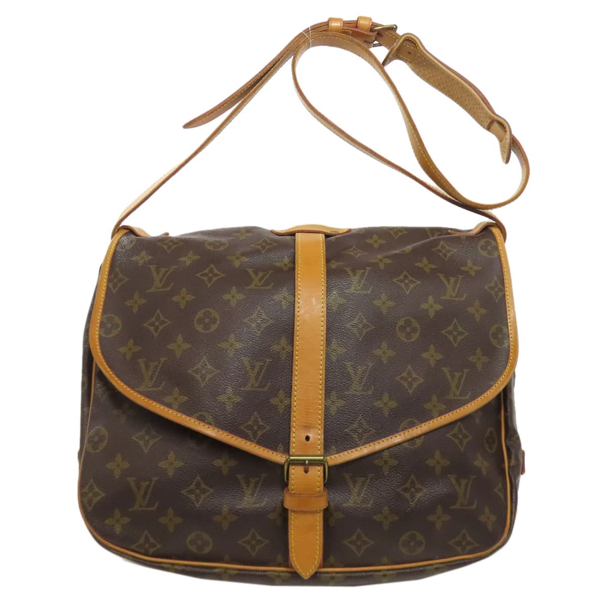 Louis Vuitton M42254 Sommeur 35 Shoulder Bag Monogram Canvas for Women [Used] [LOUIS VUITTON] M42254
