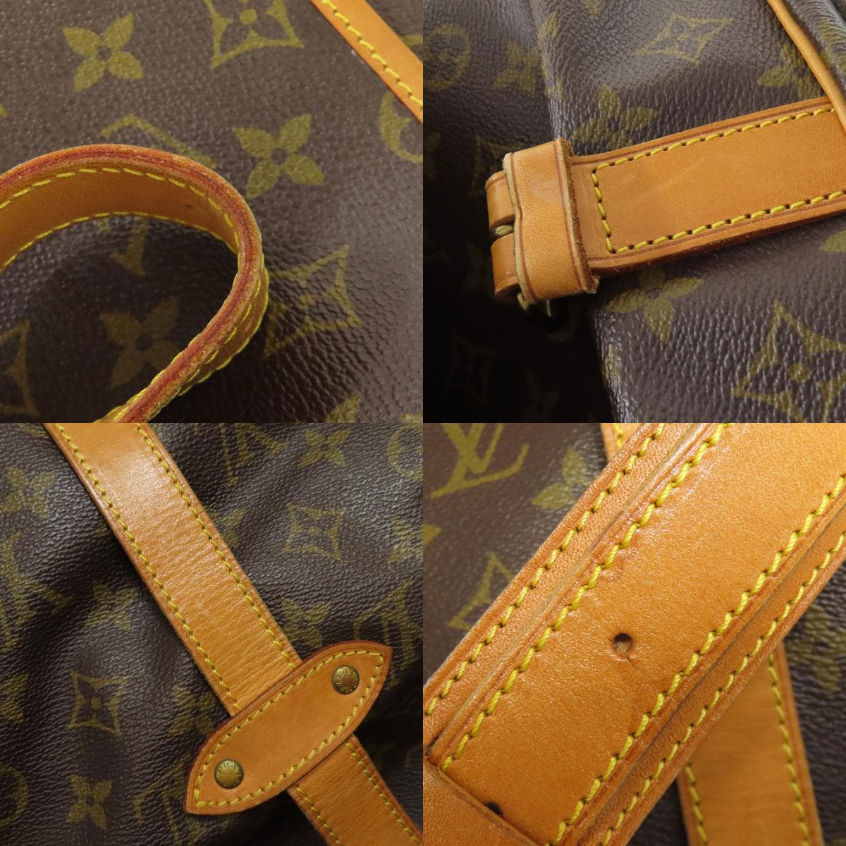 Louis Vuitton M42254 Sommeur 35 Shoulder Bag Monogram Canvas for Women [Used] [LOUIS VUITTON] M42254 8