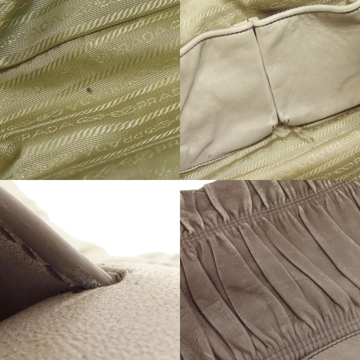 Prada 2WAY Handbag Calf Leather Ladies [Used] [PRADA] 6