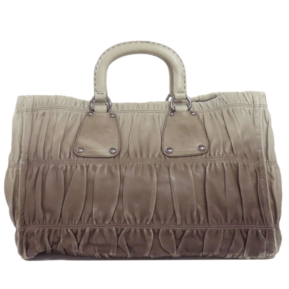 Prada 2WAY Handbag Calf Leather Ladies [Used] [PRADA] 2