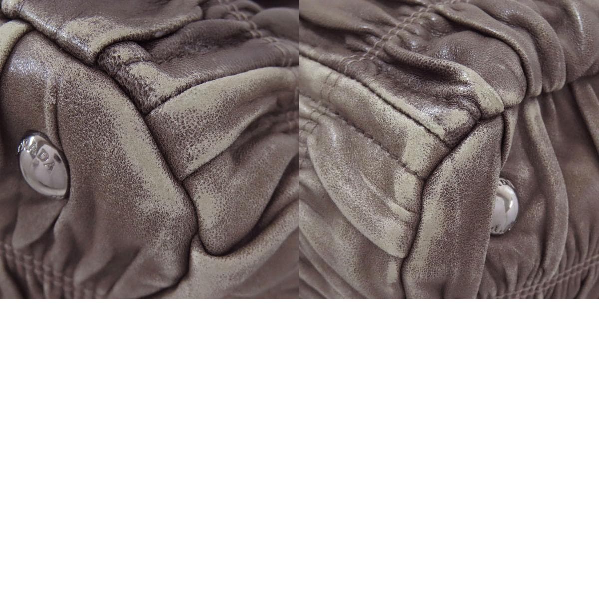 Prada 2WAY Handbag Calf Leather Ladies [Used] [PRADA] 10