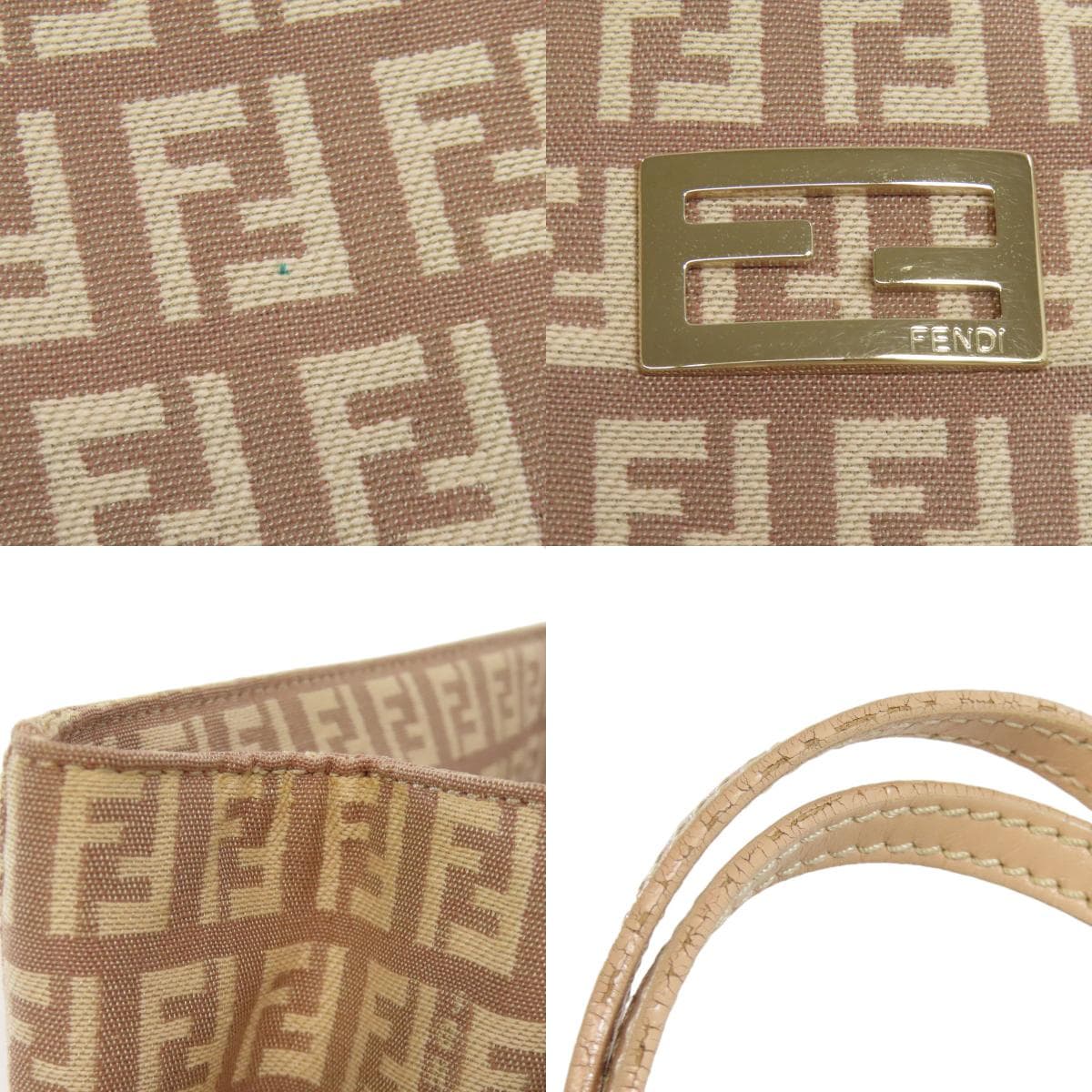 Fendi Zucchino Handbag Canvas Ladies [Used] [FENDI] 9