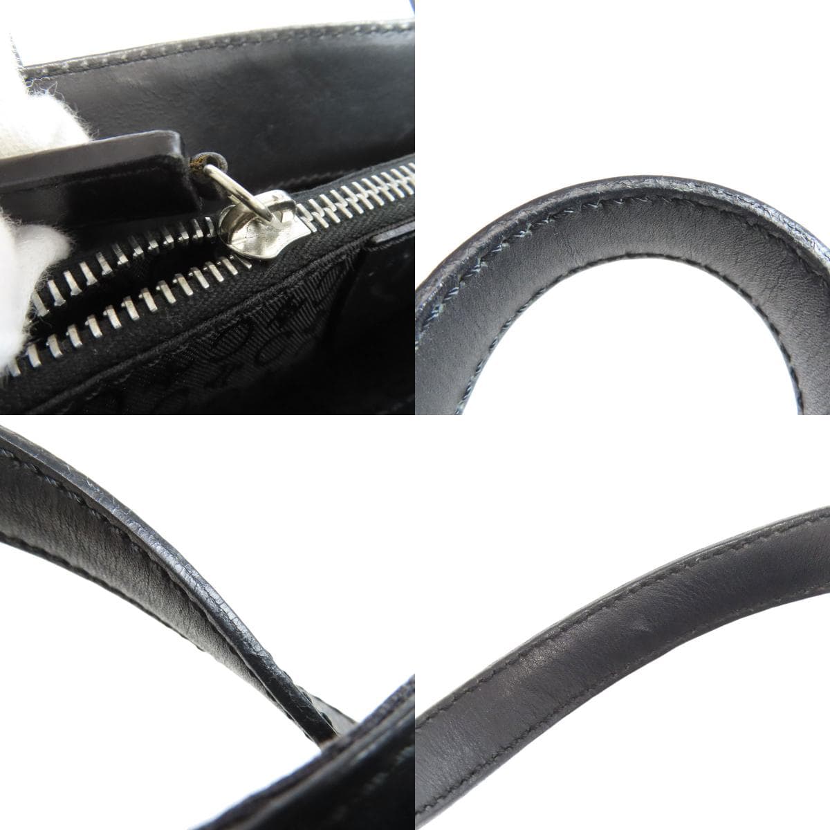 Celine C Macadam Handbag Canvas/Leather Ladies [Used] [CELINE] 9