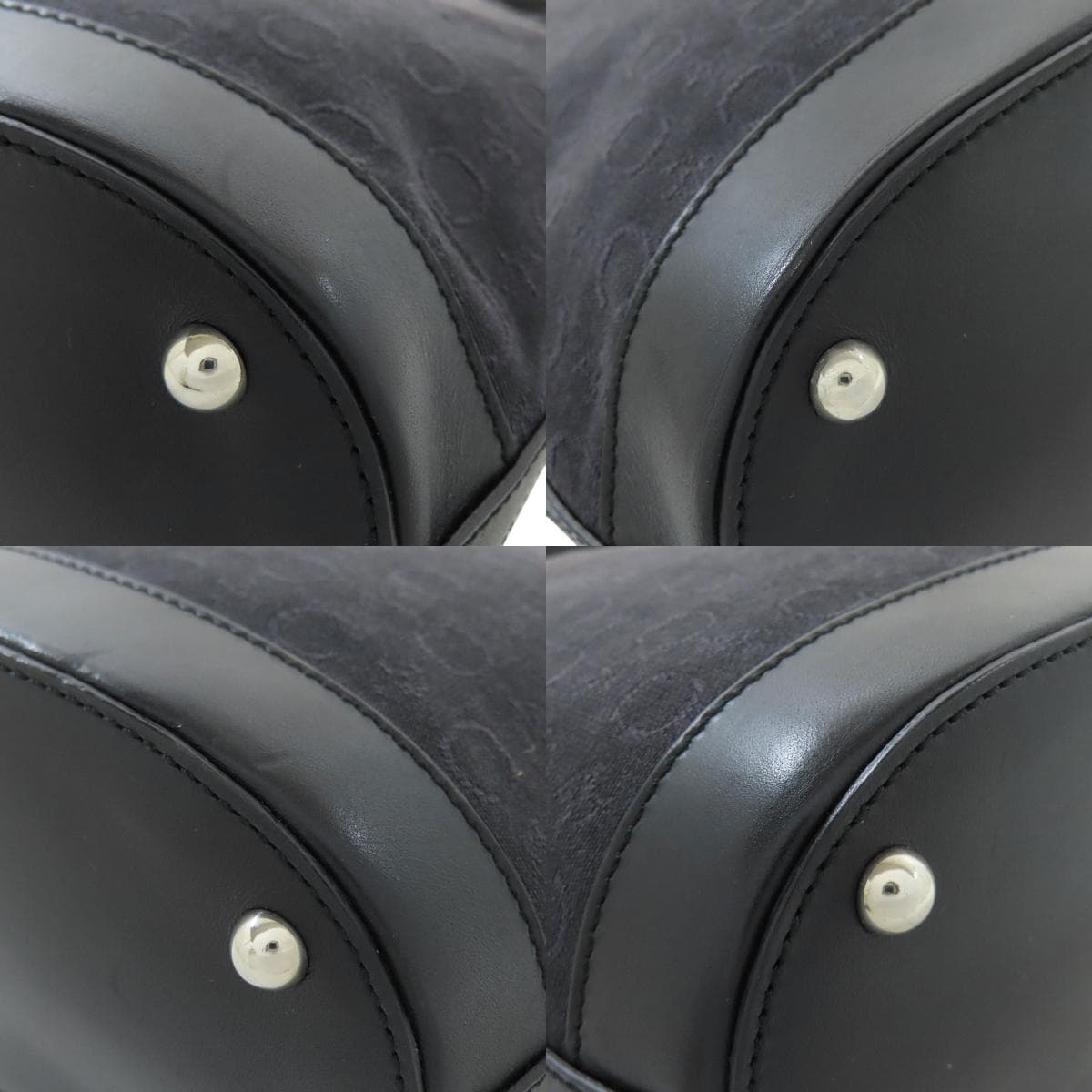 Celine C Macadam Handbag Canvas/Leather Ladies [Used] [CELINE] 10