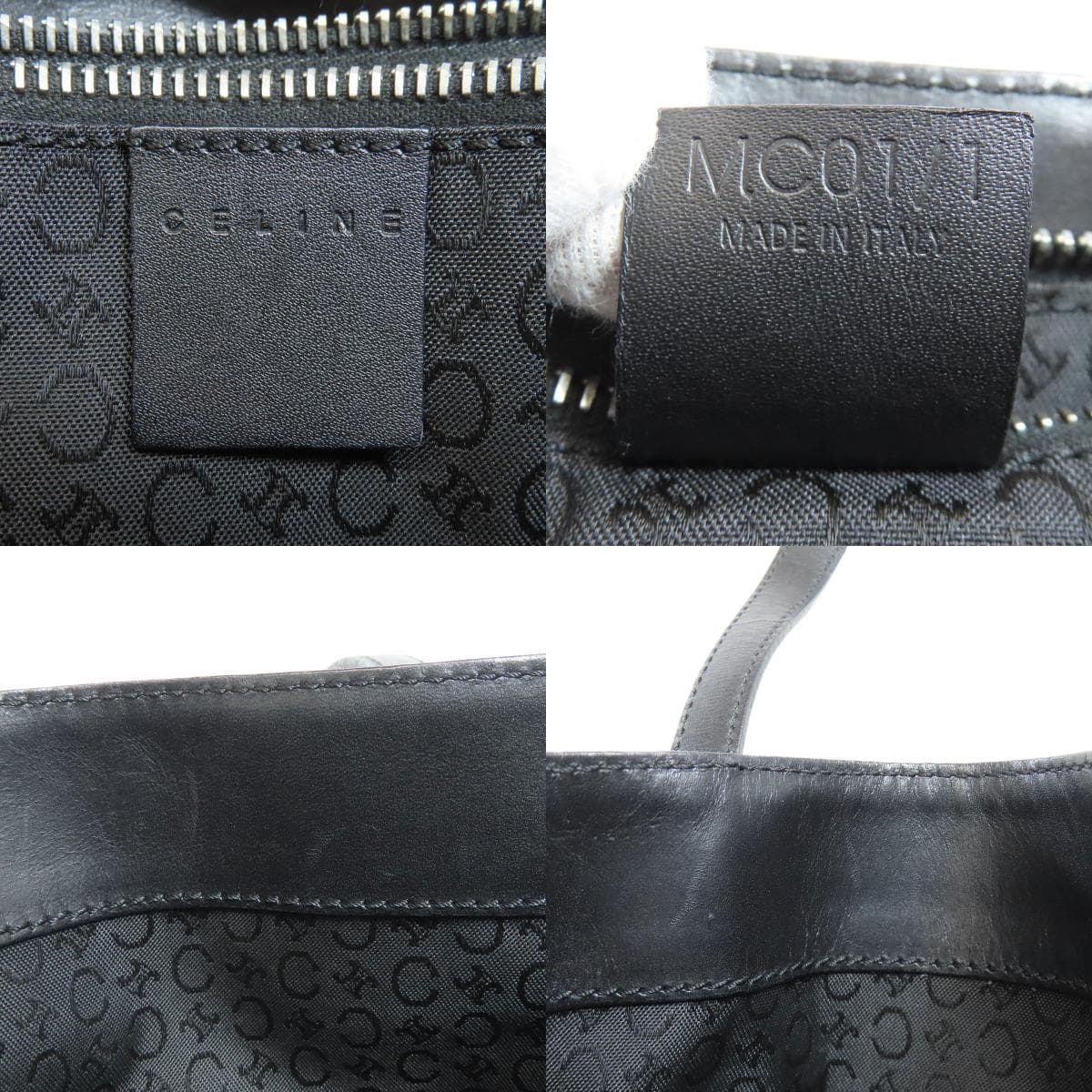 Celine C Macadam Handbag Canvas/Leather Ladies [Used] [CELINE] 7