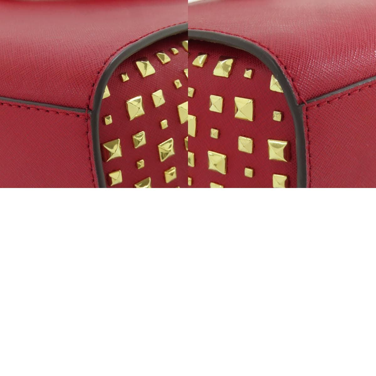 Michael Kors Studded Shoulder Bag PVC Ladies [Used] [Michael Kors] 10