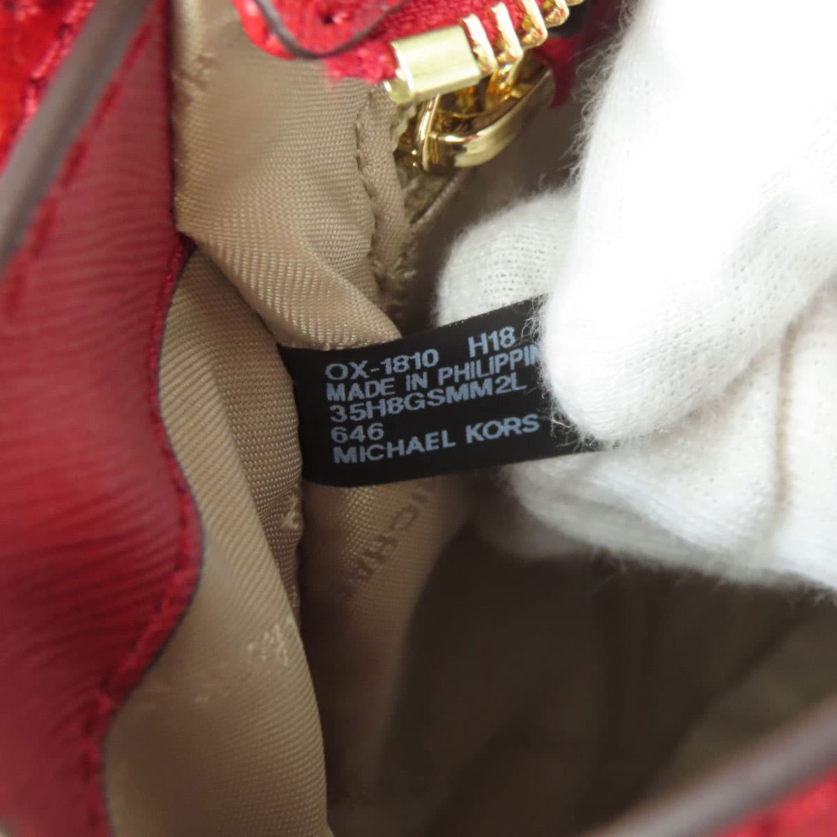 Michael Kors Studded Shoulder Bag PVC Ladies [Used] [Michael Kors] 7