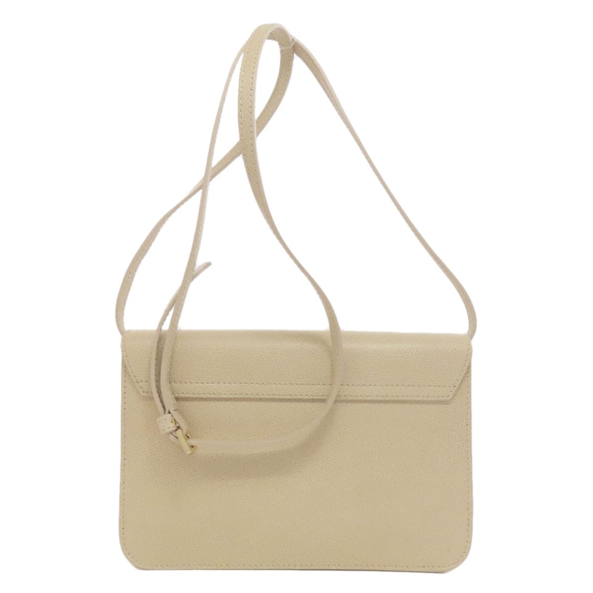 Furla Logo Shoulder Bag Leather Ladies [Used] [Furla] 2