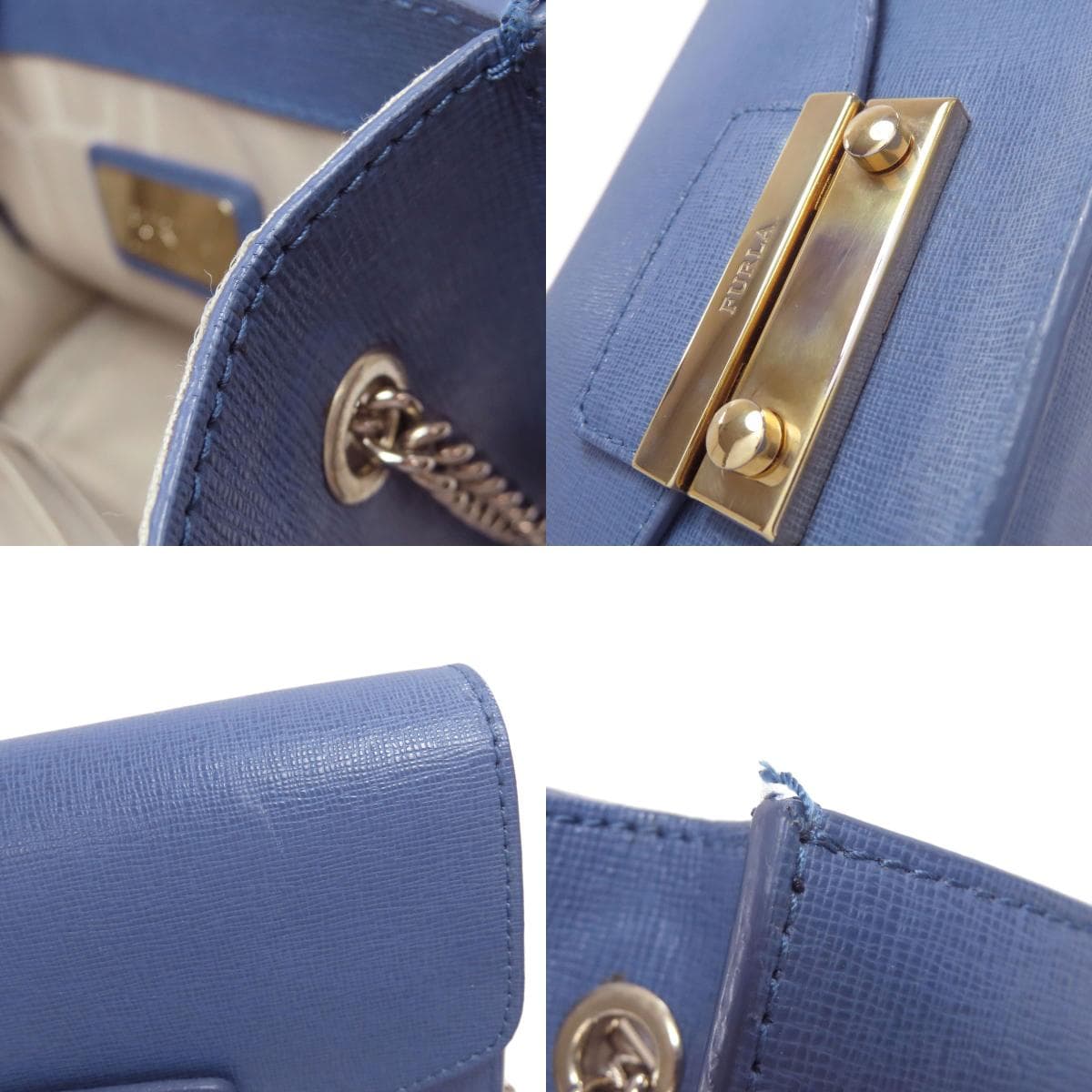 Furla Julia Chain Shoulder Shoulder Bag PVC Women's [Used] [Furla] 8