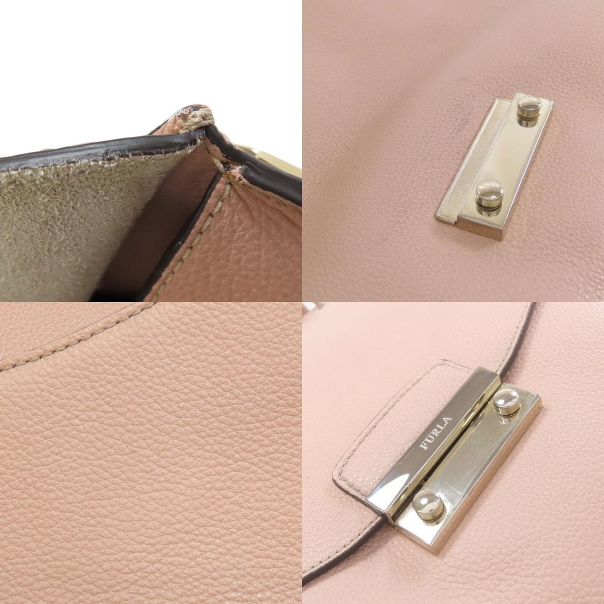 Furla 2WAY Handbag Leather Ladies [Used] [Furla] 7