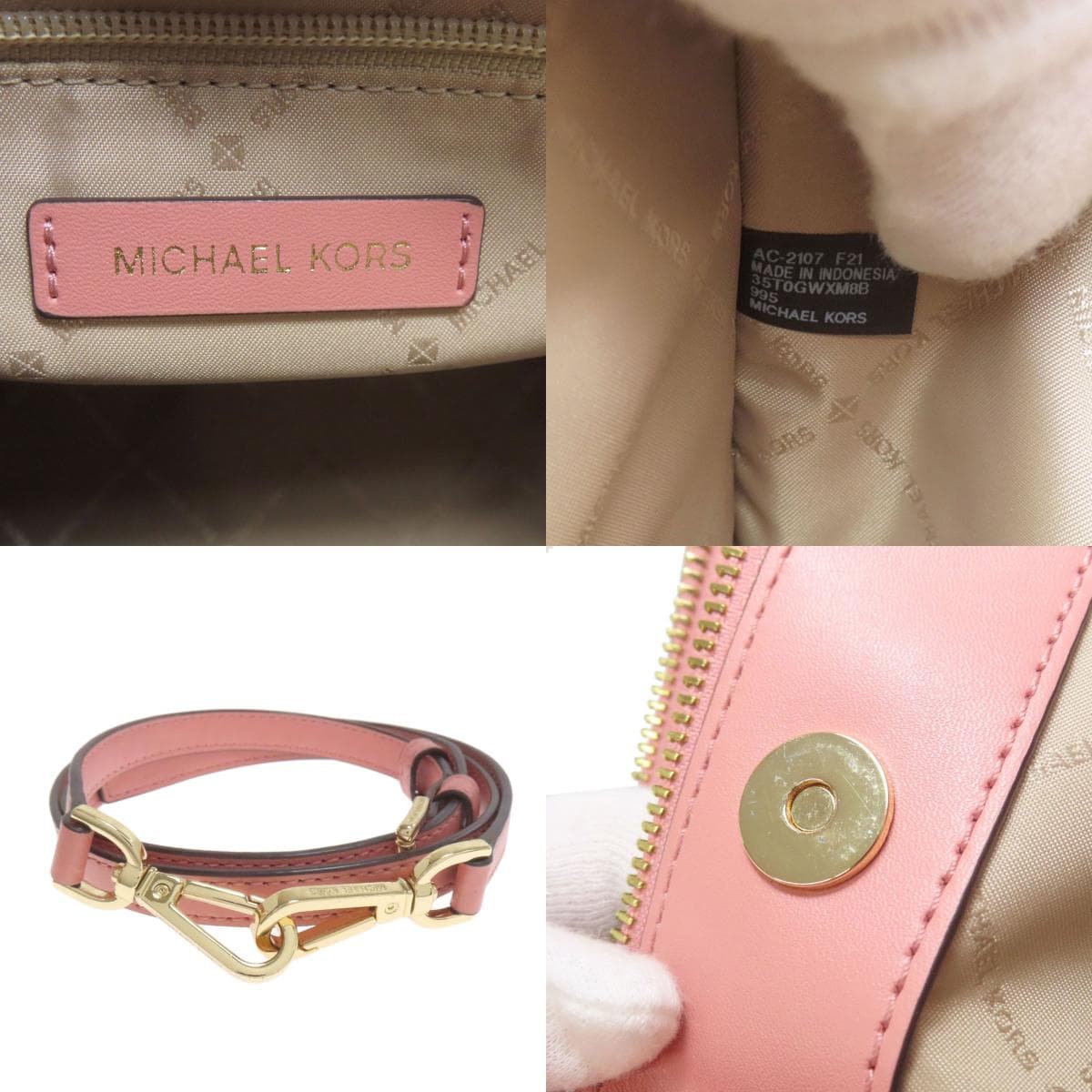 Michael Kors MK Signature 2WAY Handbag PVC Ladies [Used] [Michael Kors] 5