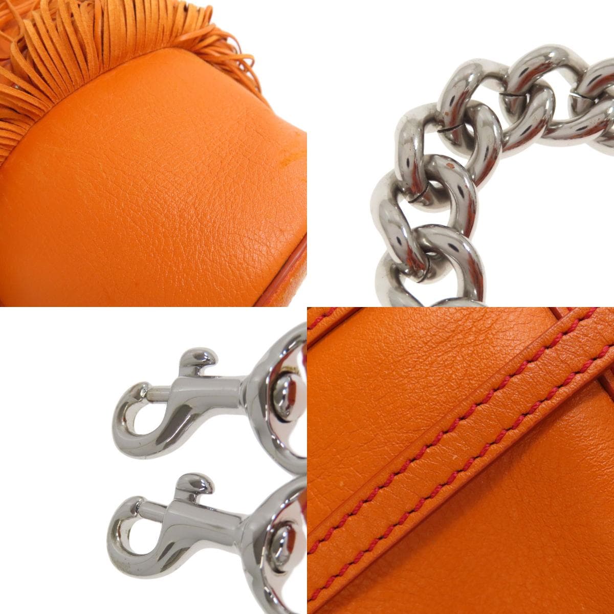 J&M Davidson Fringe Motif Shoulder Bag Leather Ladies [Used] [J&M Davidson] 8