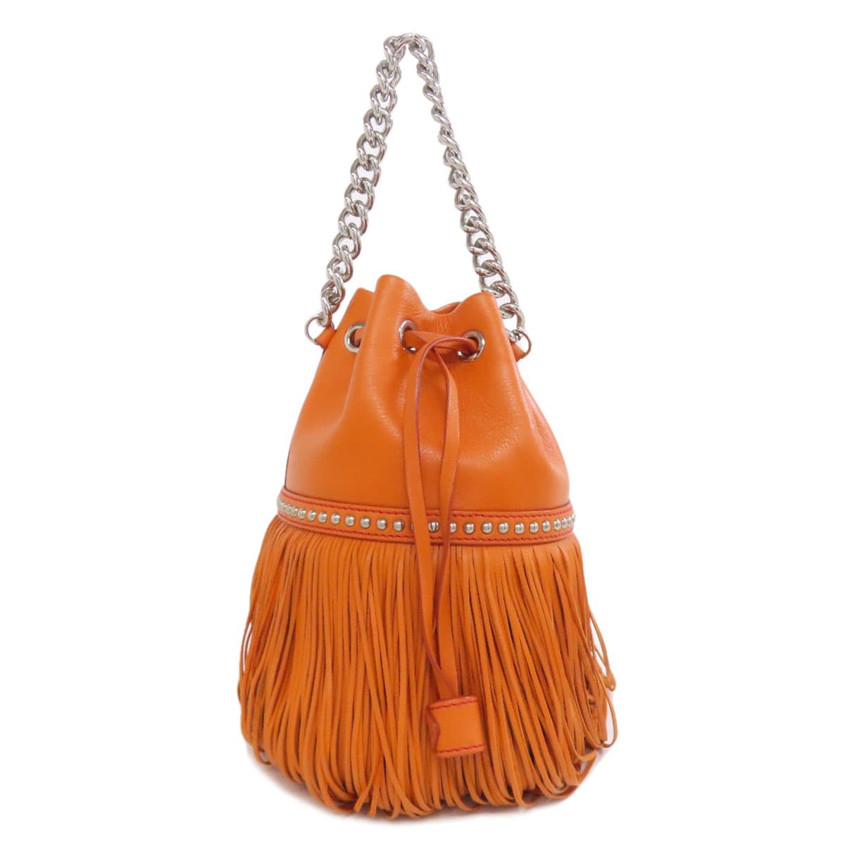 J&M Davidson Fringe Motif Shoulder Bag Leather Ladies [Used] [J&M Davidson] 2