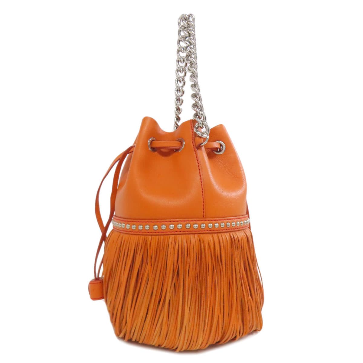 J&M Davidson Fringe Motif Shoulder Bag Leather Ladies [Used] [J&M Davidson] 3