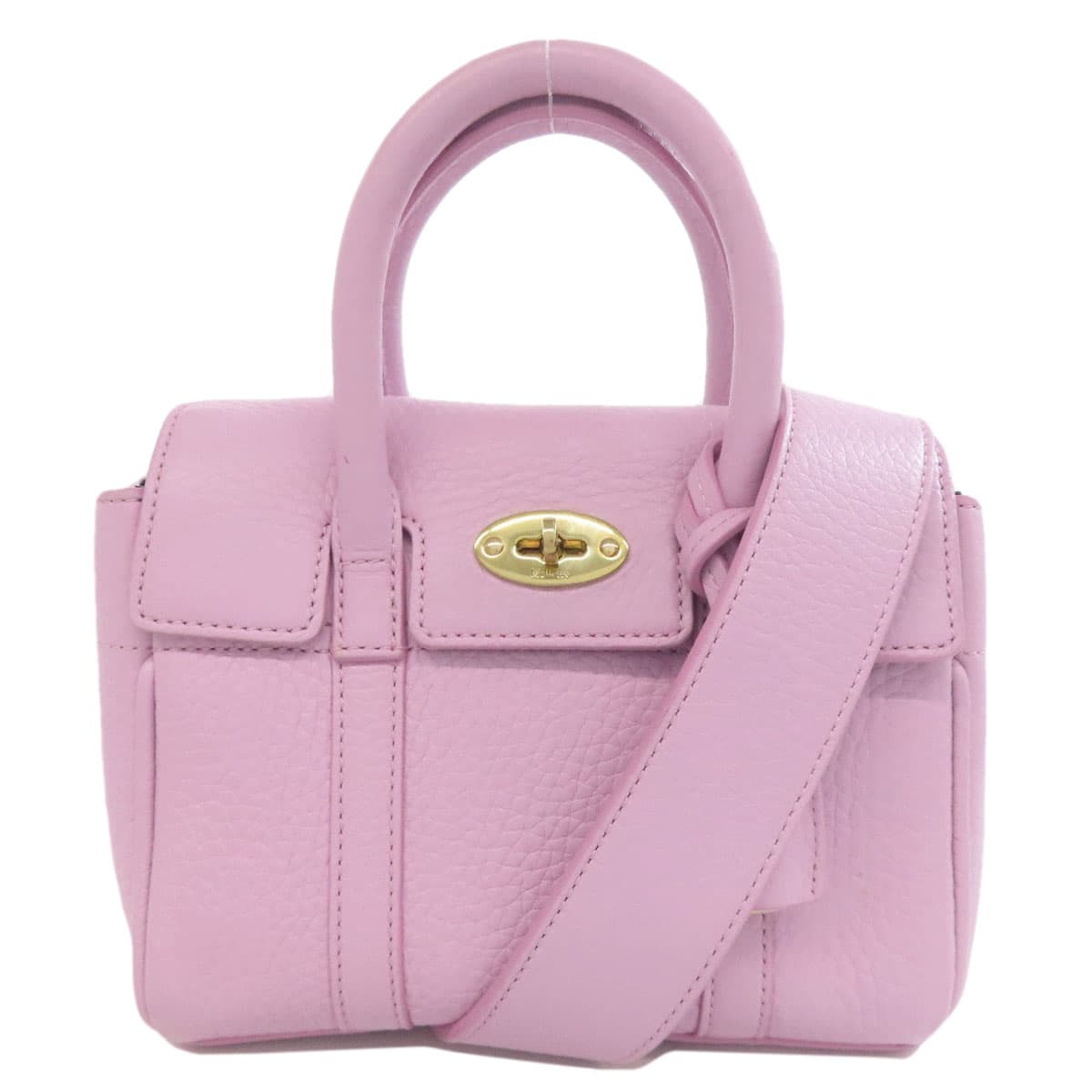 Mulberry Mini Bayswater 2WAY Handbag Leather Ladies [Used] [MULBERRY]