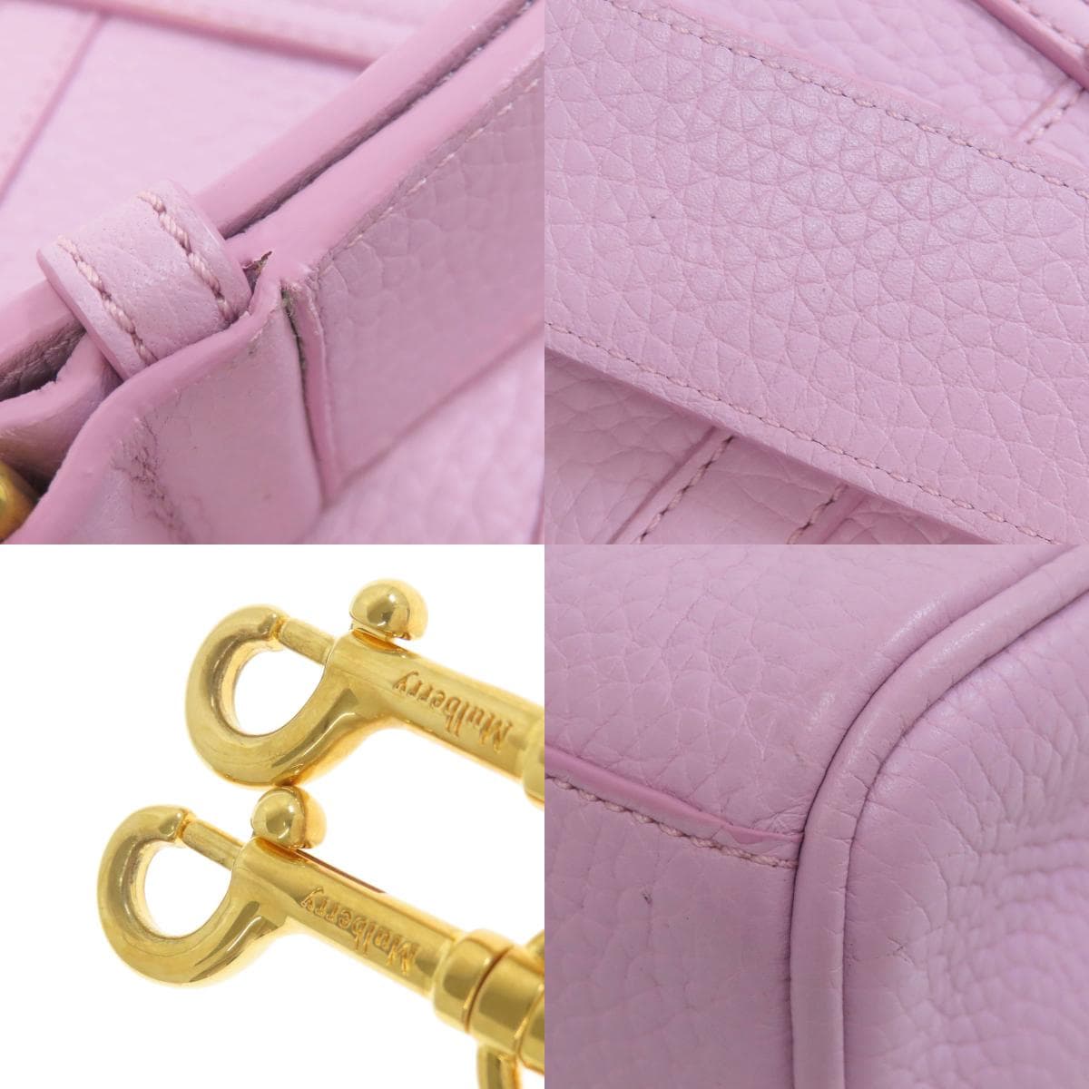 Mulberry Mini Bayswater 2WAY Handbag Leather Ladies [Used] [MULBERRY] 9