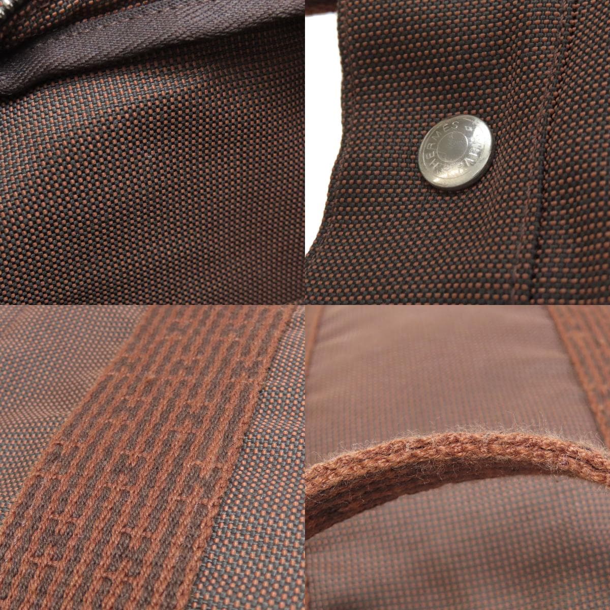 Hermes Aile Line Ad PM Backpack/Daypack Canvas for Women [Used] [HERMES] 8