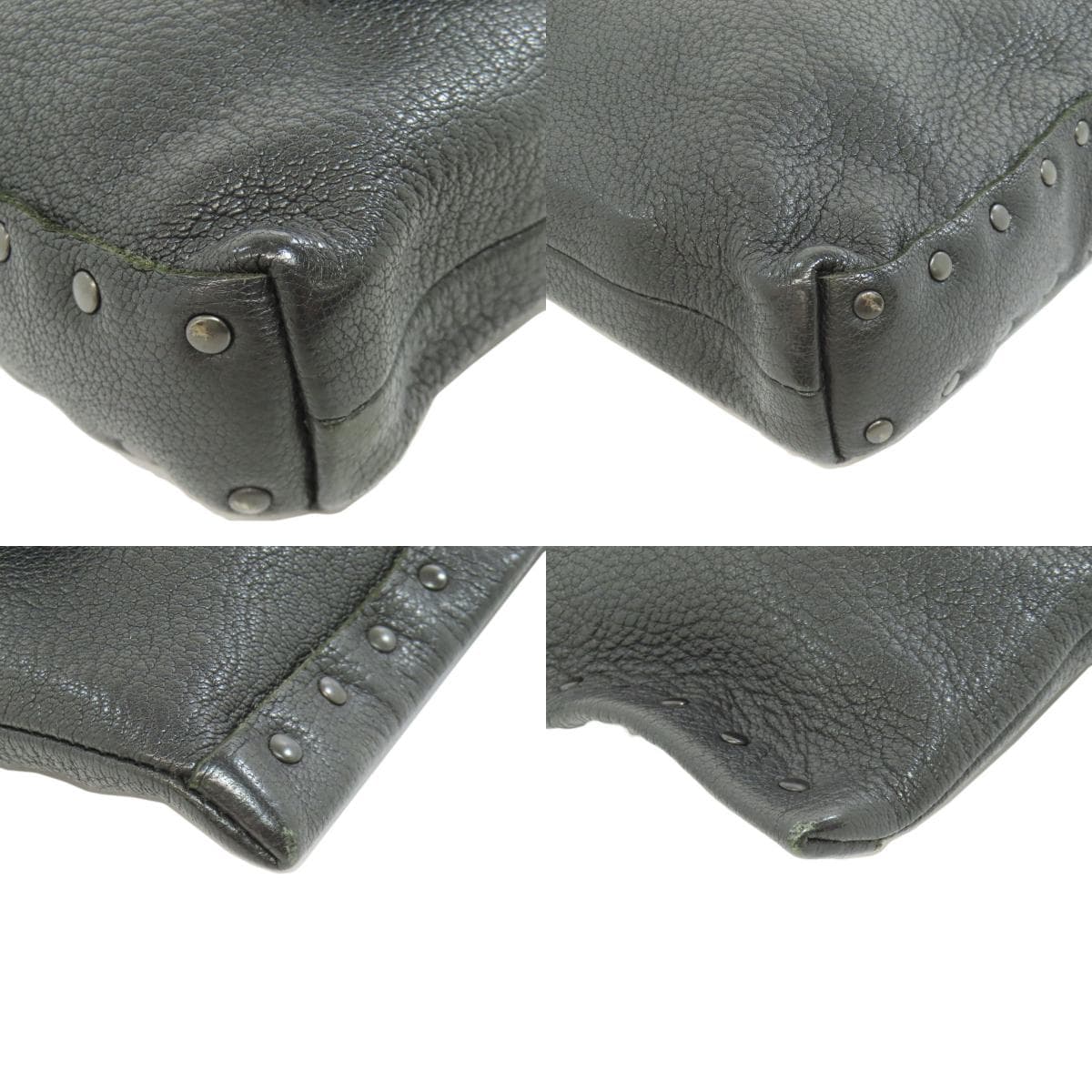 Bottega Veneta Studded Shoulder Bag Leather for Women [Used] [BOTTEGA VENETA] 10