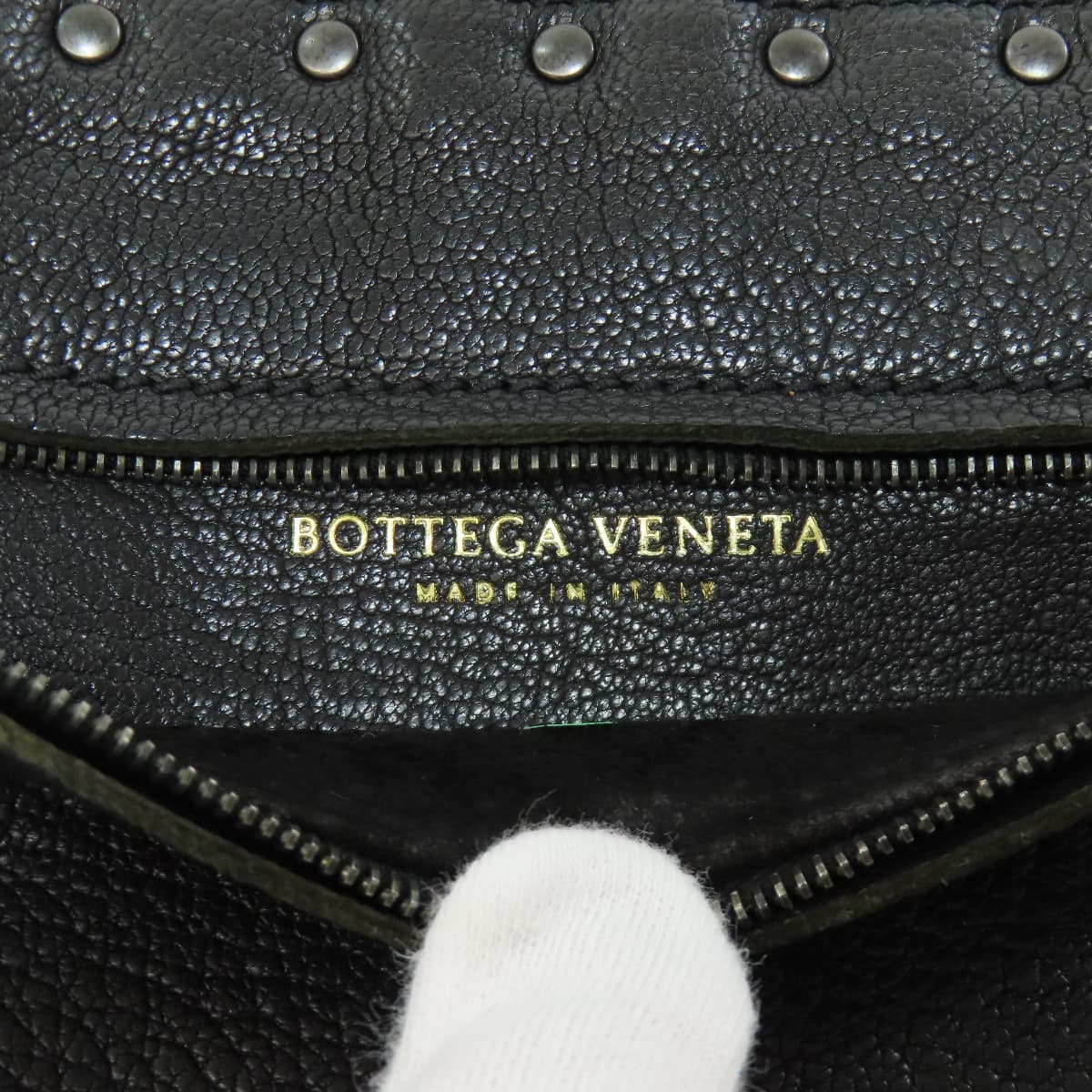 Bottega Veneta Studded Shoulder Bag Leather for Women [Used] [BOTTEGA VENETA] 6
