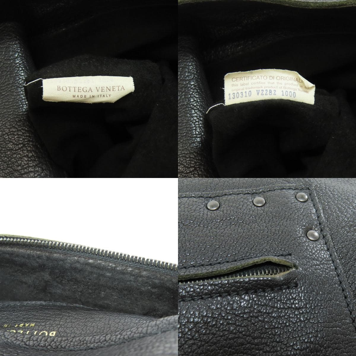 Bottega Veneta Studded Shoulder Bag Leather for Women [Used] [BOTTEGA VENETA] 7