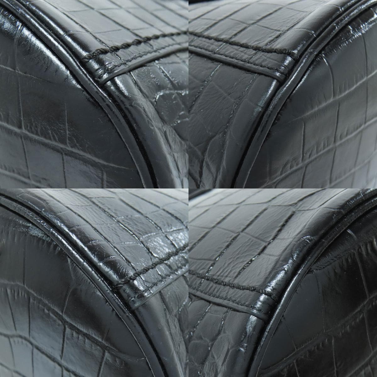 Tod's embossed double T 2WAY handbag leather for women [used] [TODS] 10