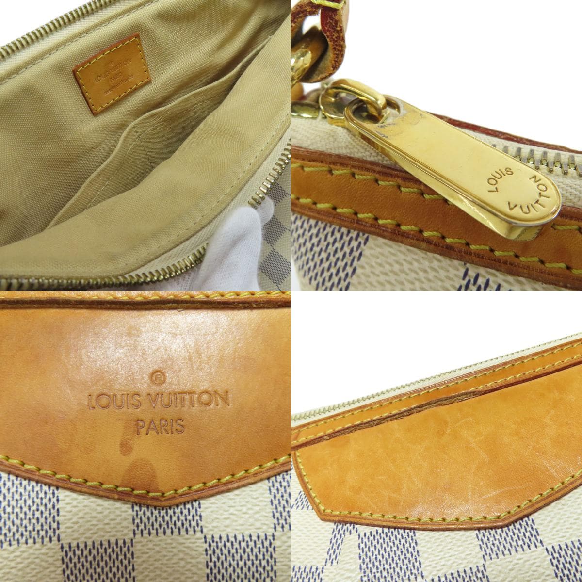 Louis Vuitton N41112 Shirakusa PM Shoulder Bag Damier Canvas Women's [Used] [LOUIS VUITTON] N41112 8