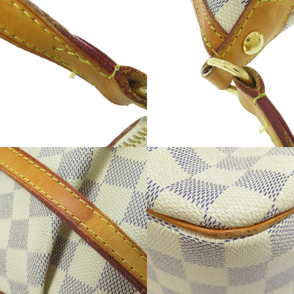Louis Vuitton N41112 Shirakusa PM Shoulder Bag Damier Canvas Women's [Used] [LOUIS VUITTON] N41112 9