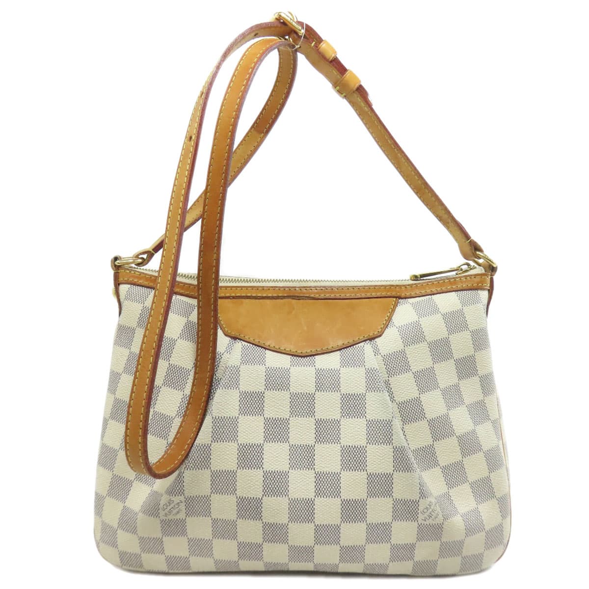 Louis Vuitton N41112 Shirakusa PM Shoulder Bag Damier Canvas Women's [Used] [LOUIS VUITTON] N41112 2