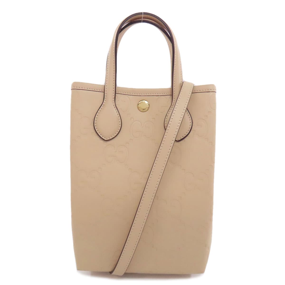 Gucci 790133 GG Super Mini Bag Handbag PVC Ladies [Used] [GUCCI] 790133