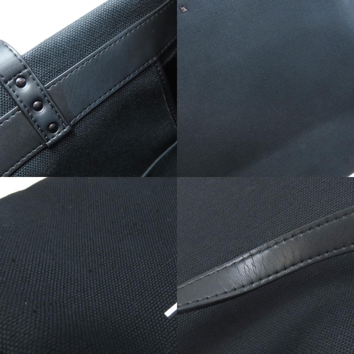 Valentino Studded Tote Bag Canvas Ladies [Used] [VALENTINO] 8