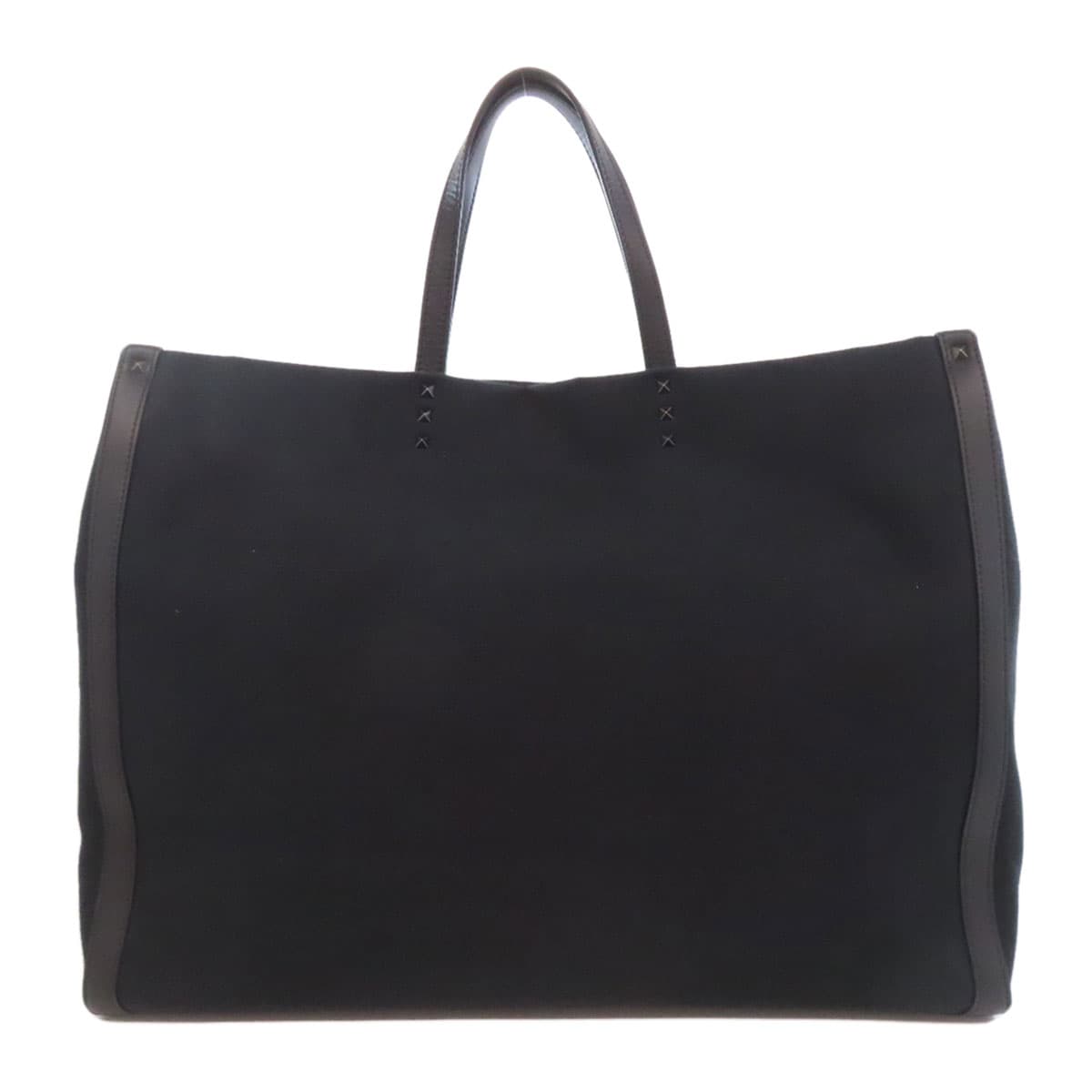 Valentino Studded Tote Bag Canvas Ladies [Used] [VALENTINO] 2