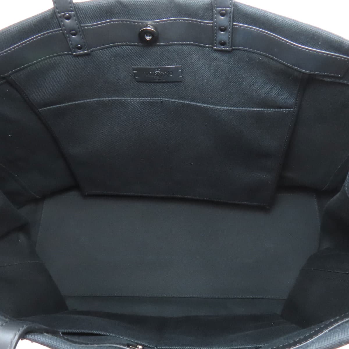 Valentino Studded Tote Bag Canvas Ladies [Used] [VALENTINO] 5