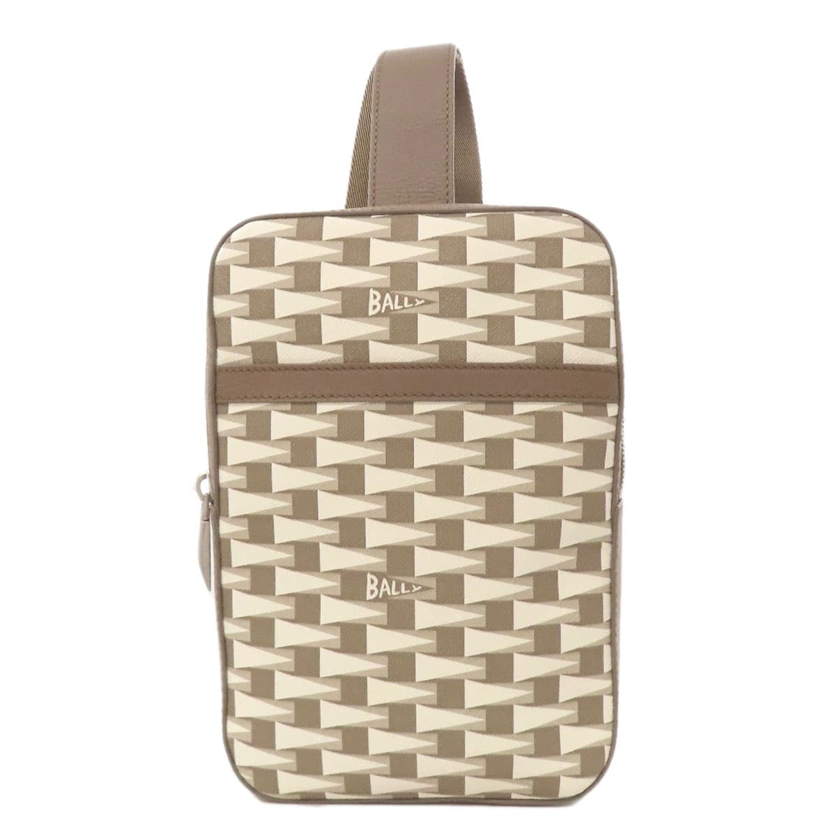 BALLY All-over Pattern Body Bag PVC for Women [Used] [BALLY]