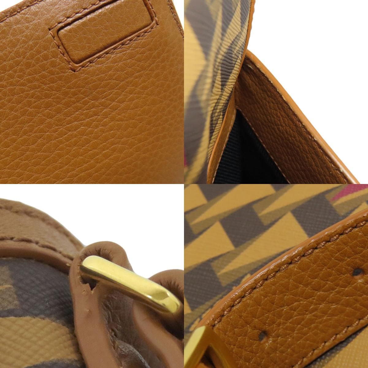 BALLY All-over Pattern Shoulder Bag PVC Ladies [Used] [BALLY] 8