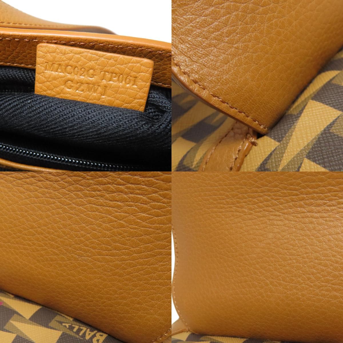 BALLY All-over Pattern Shoulder Bag PVC Ladies [Used] [BALLY] 7